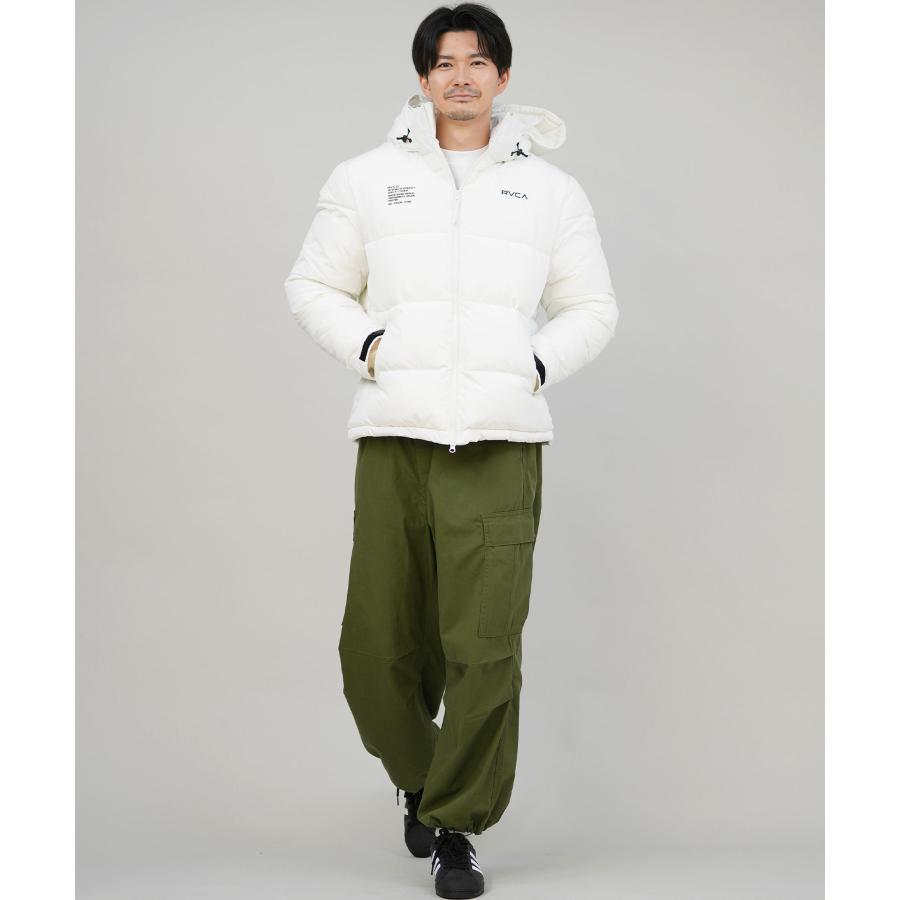 RVCA（ルーカ） ダウン ジャケット メンズ シンプル バックプリント
