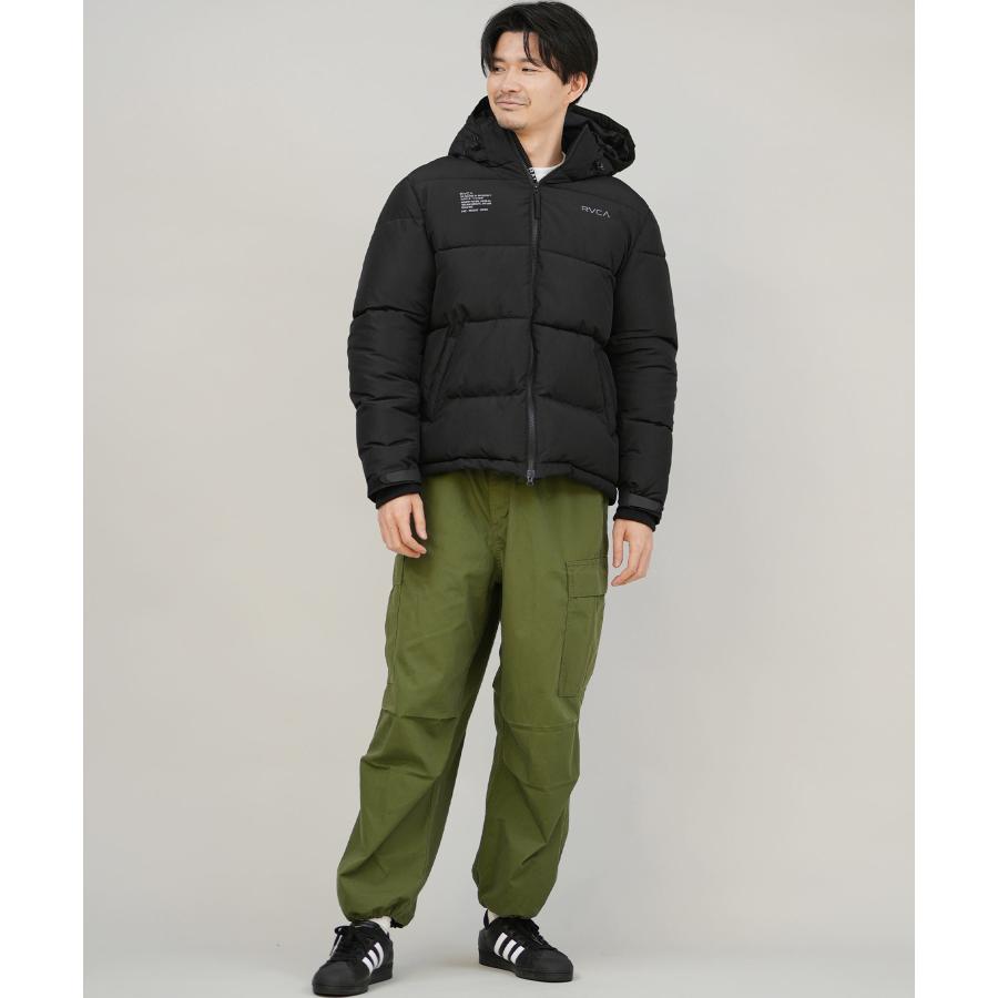 RVCA（ルーカ） ダウン ジャケット メンズ シンプル バックプリント