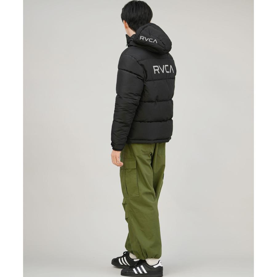 RVCA（ルーカ） ダウン ジャケット メンズ シンプル バックプリント