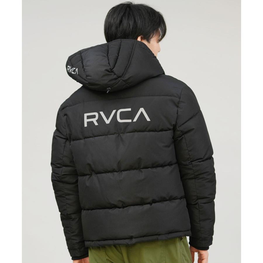 RVCA（ルーカ） ダウン ジャケット メンズ シンプル バックプリント