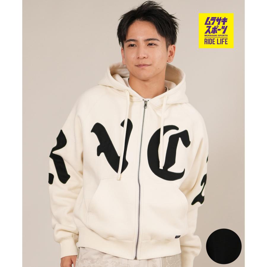 RVCA（ルーカ） ジップアップ パーカー メンズ 裏起毛 ロゴ WORLD WIDE 