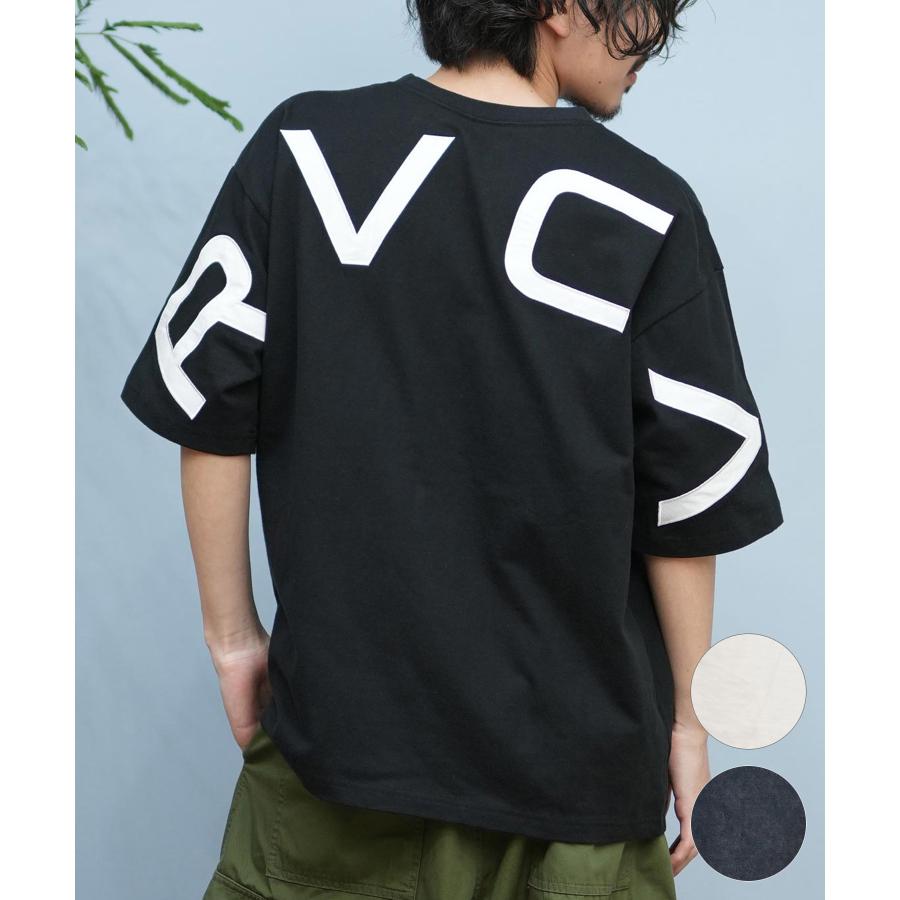 専用【ルーカ】半袖 Tシャツ デカロゴ ビッグロゴ ブラック 黒 バックプリント RVCA ルーカ 半袖 Tシャツ メンズ バックプリント オーバー