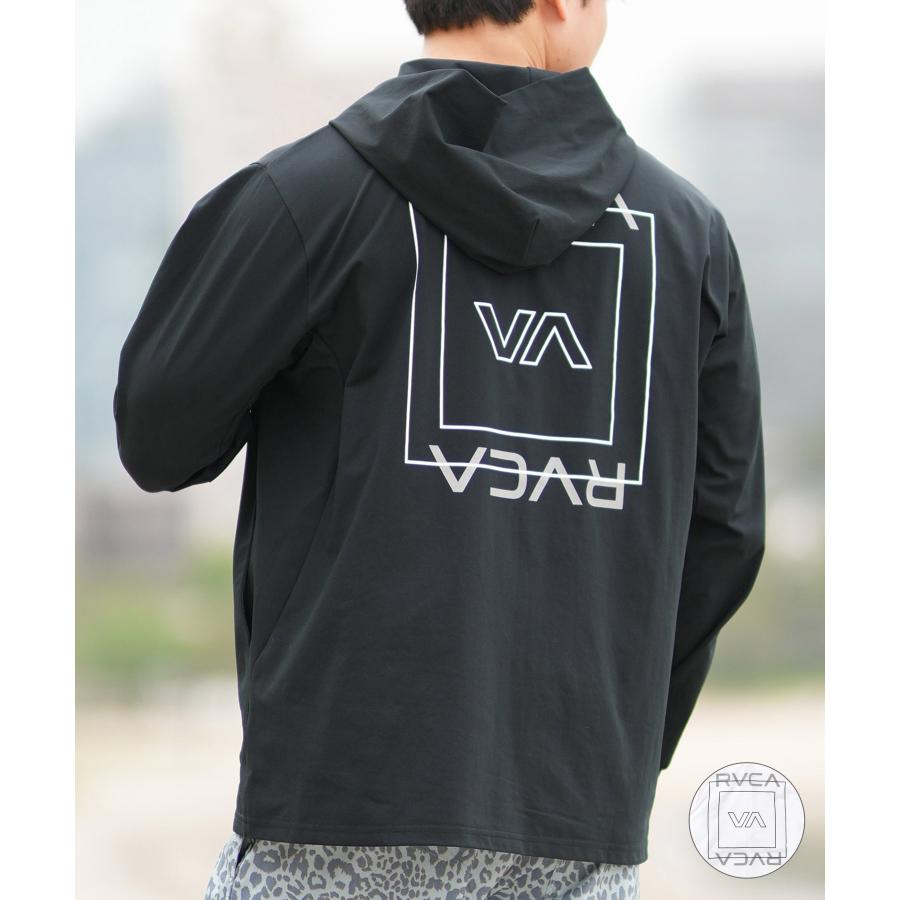RVCA（ルーカ） 水着 ラッシュガード ジップアップ パーカー メンズ