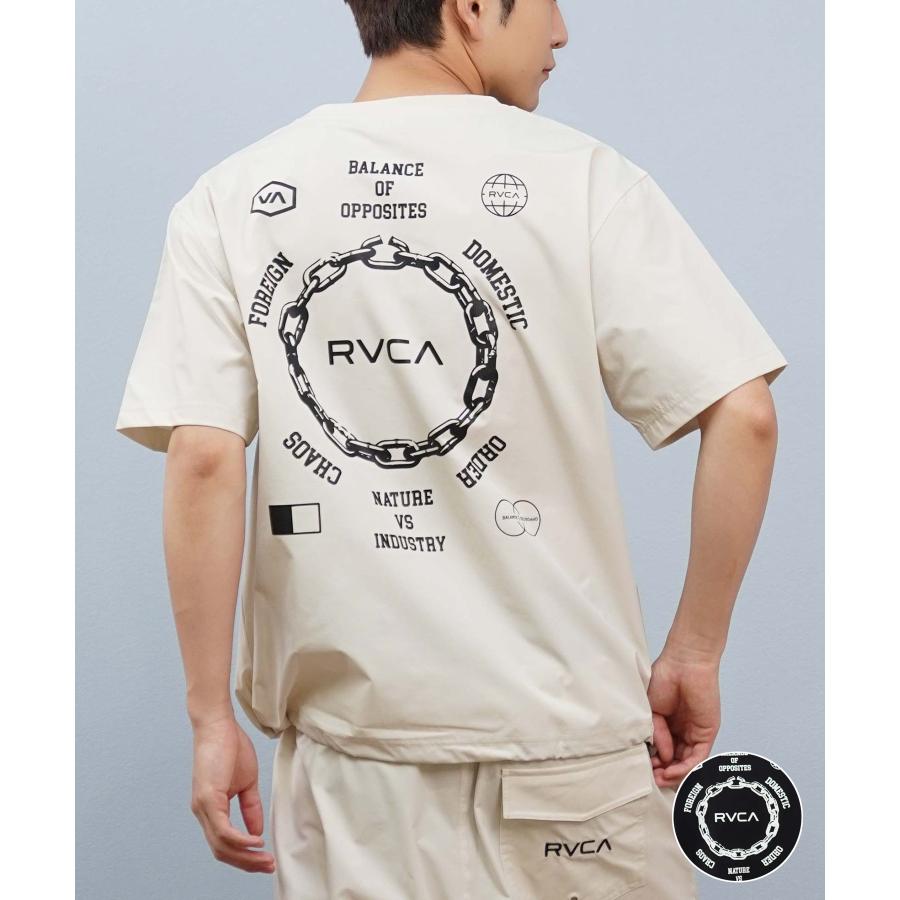 RVCA（ルーカ） 水着 ラッシュガード 半袖 Tシャツ メンズ 水陸両用