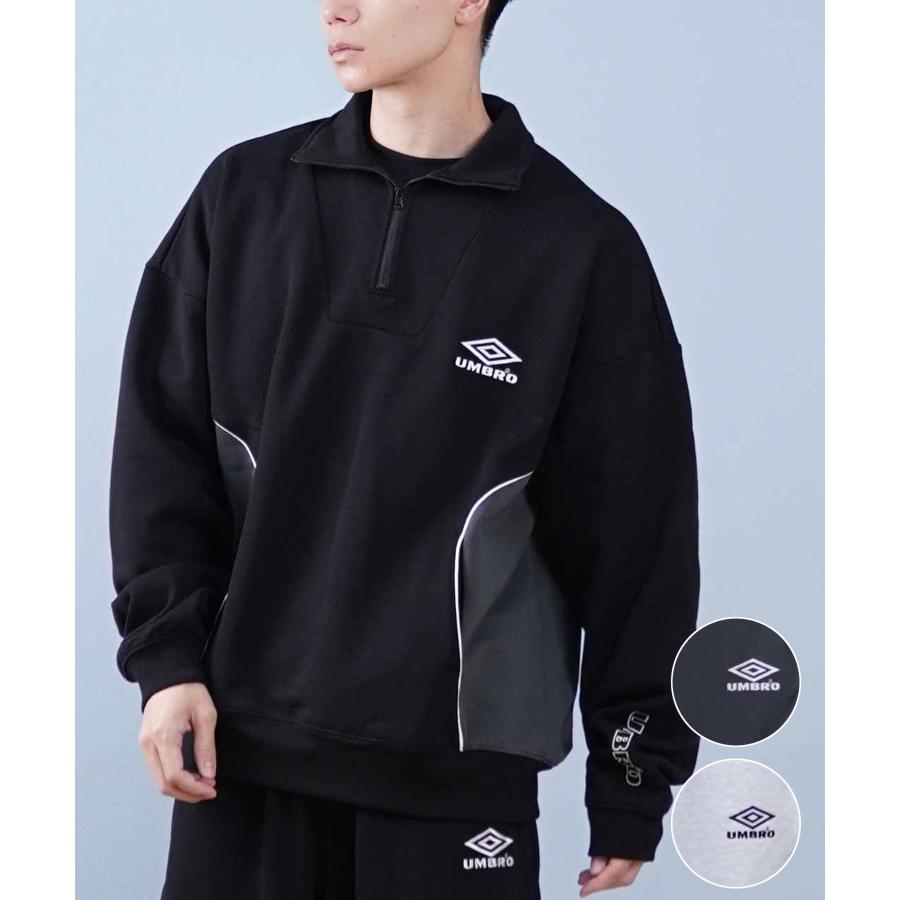 umbro（アンブロ） トレーナー ハーフジップ ユニセックス スウェット