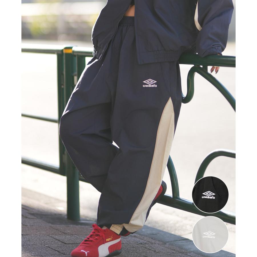 美中古 セットアップ umbro アンブロ トラックJKT&パンツ Mサイズ umbro（アンブロ） トラックパンツ レディース オーバーサイズ
