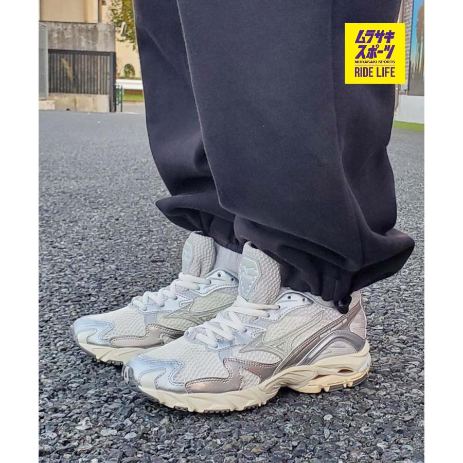 MIZUNO（ミズノ） スニーカー メンズ レディース シルバー 韓国 レトロ 