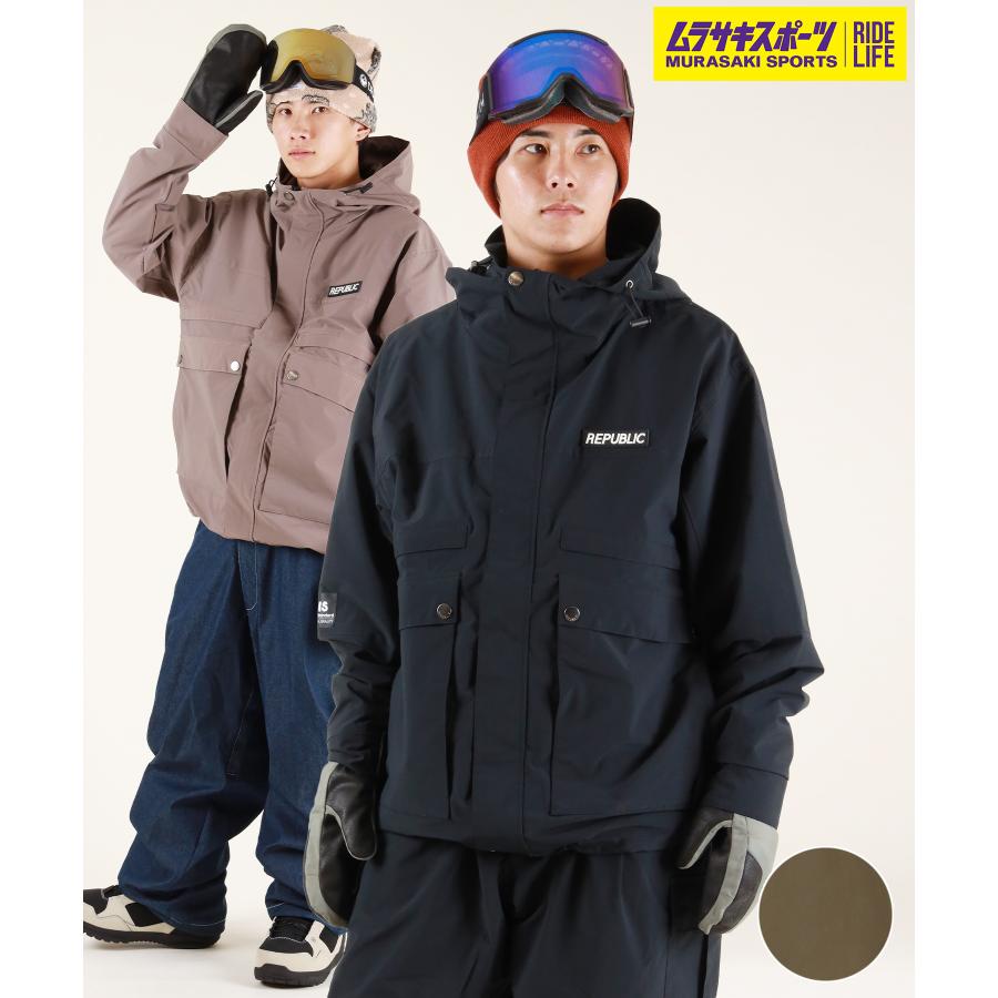 【リパブリック】スノーボードウェア REPUBLIC リパブリック スノーボード ウェア23-24上下セット