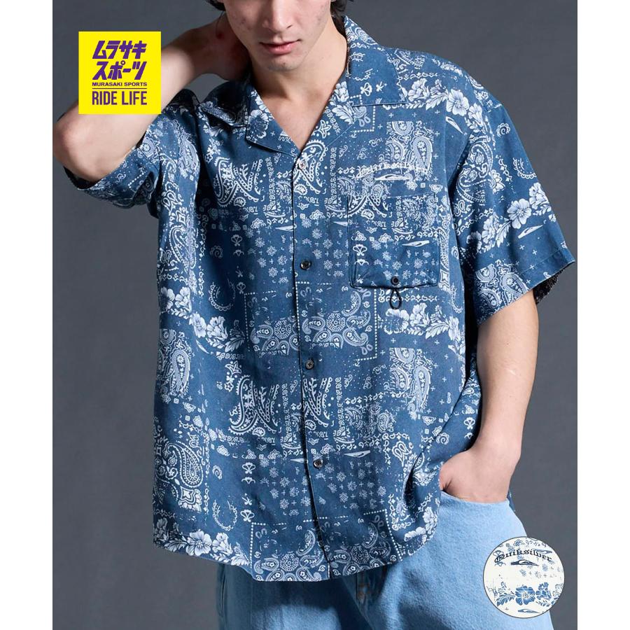 Quiksilver（クイックシルバー） 半袖 シャツ メンズ ペイズリー柄