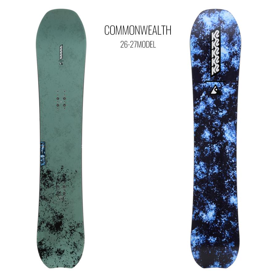 K2 ケーツー コモンウェルス COMMONWEALTH スノーボード 板 キャンバー
