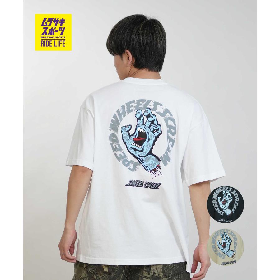 SANTA CRUZ（サンタクルーズ） 半袖 Tシャツ SPEEDWHEELS タトゥーHAND