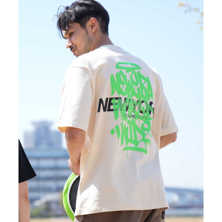 NEW ERA（ニューエラ） 半袖 Tシャツ メンズ バックプリント SS OS CT
