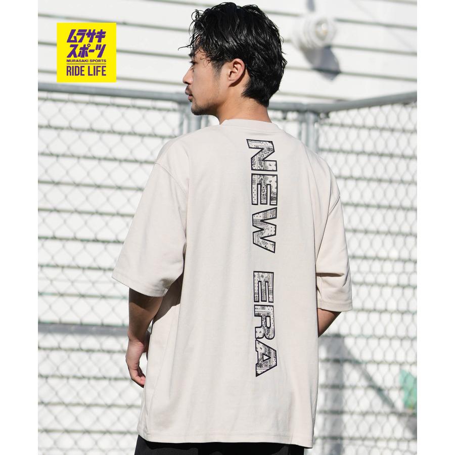 NEW ERA（ニューエラ） 半袖 Tシャツ メンズ バックプリント SS PF OS