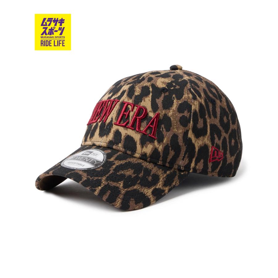 NEW ERA（ニューエラ） キャップ 9TWENTY Leopard ブラウン レッド