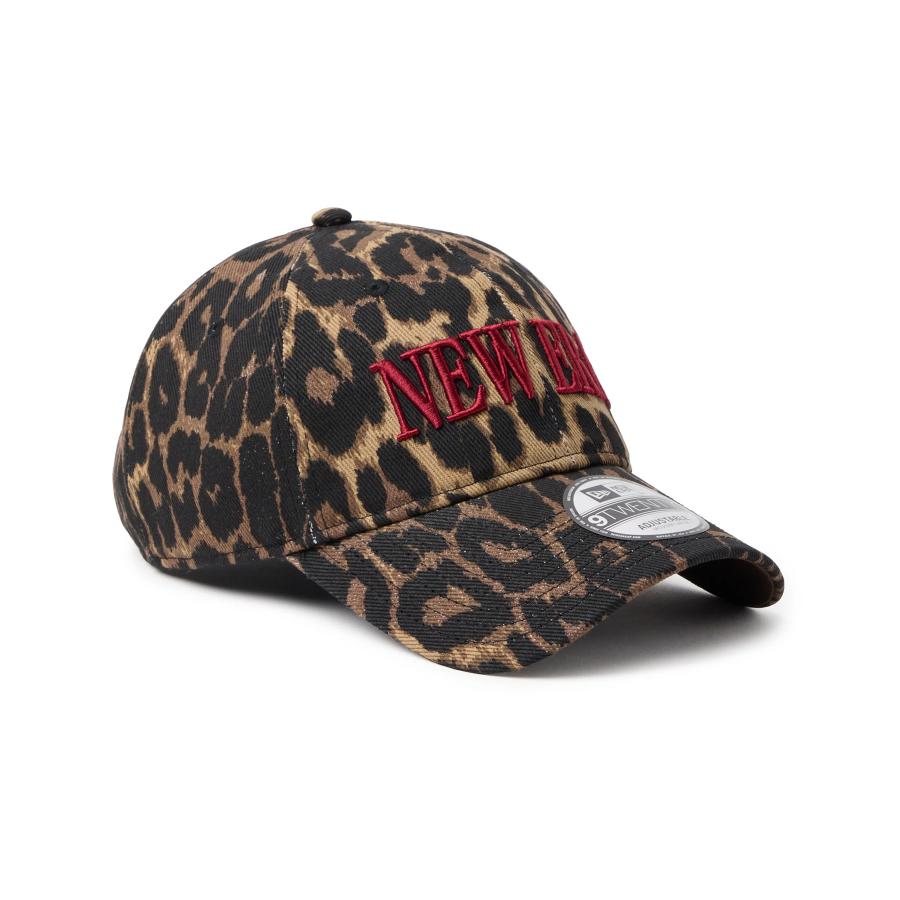 NEW ERA（ニューエラ） キャップ 9TWENTY Leopard ブラウン レッド