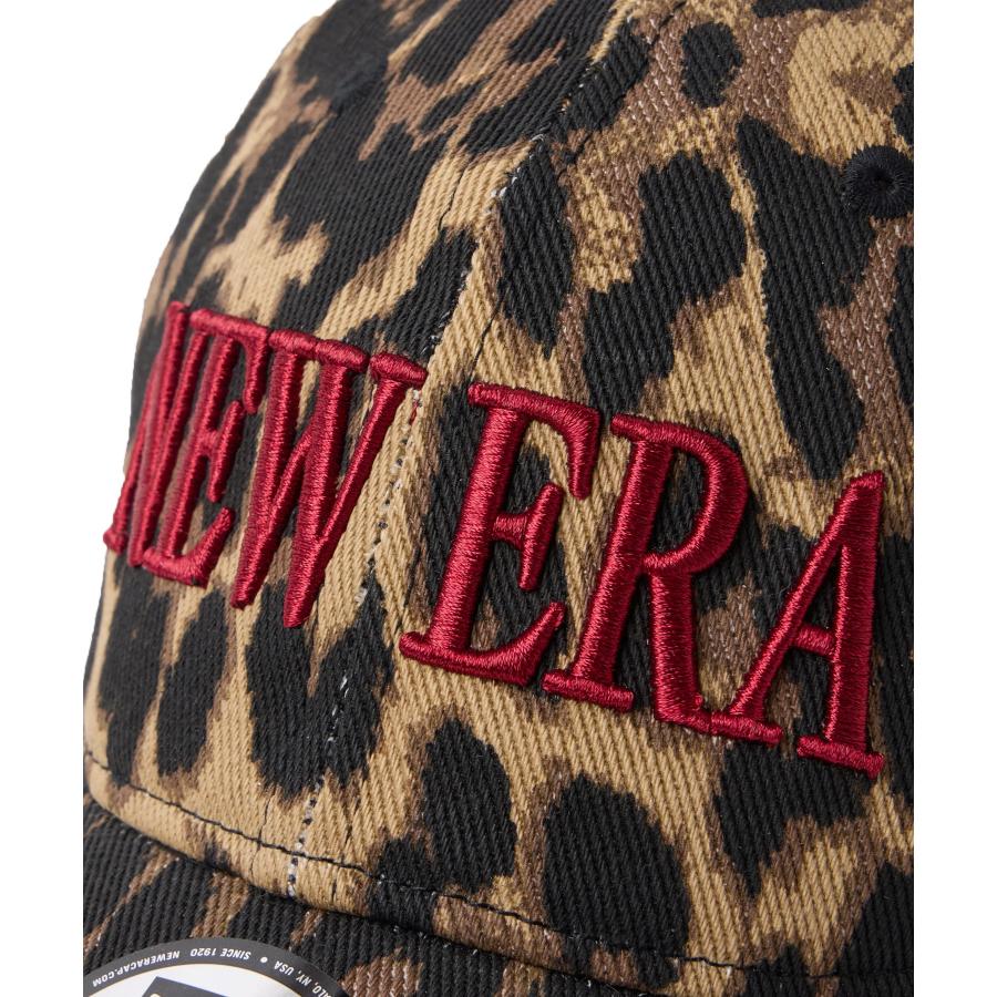NEW ERA（ニューエラ） キャップ 9TWENTY Leopard ブラウン レッド