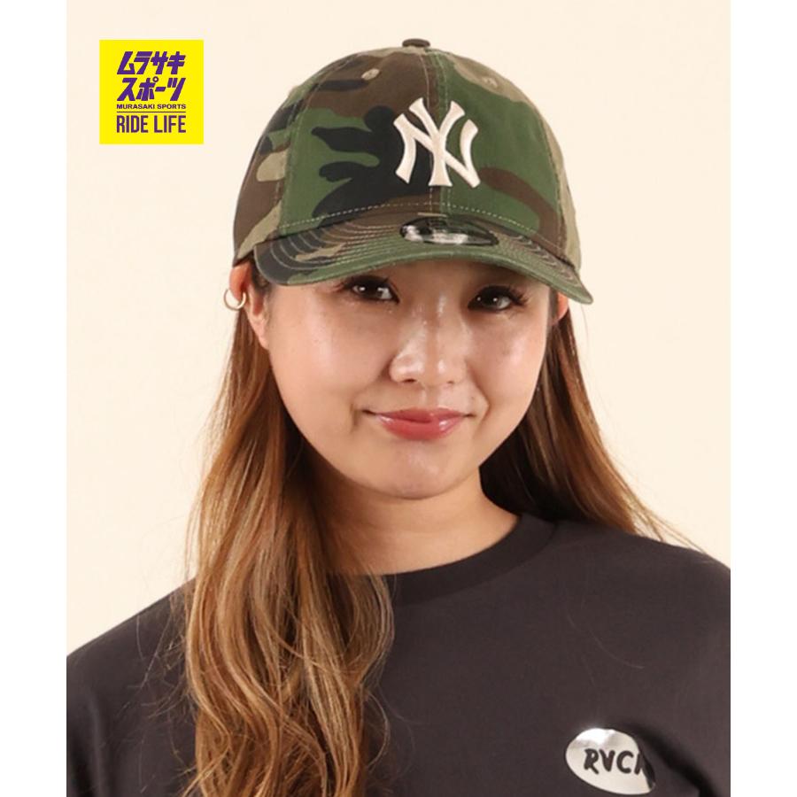 NEW ERA（ニューエラ） キャップ 9THIRTY Woodland Camo ムラサキ