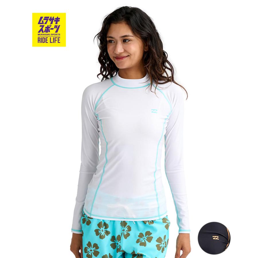 BILLABONG（ビラボン） 水着 ラッシュガード 長袖 レディース ポケット