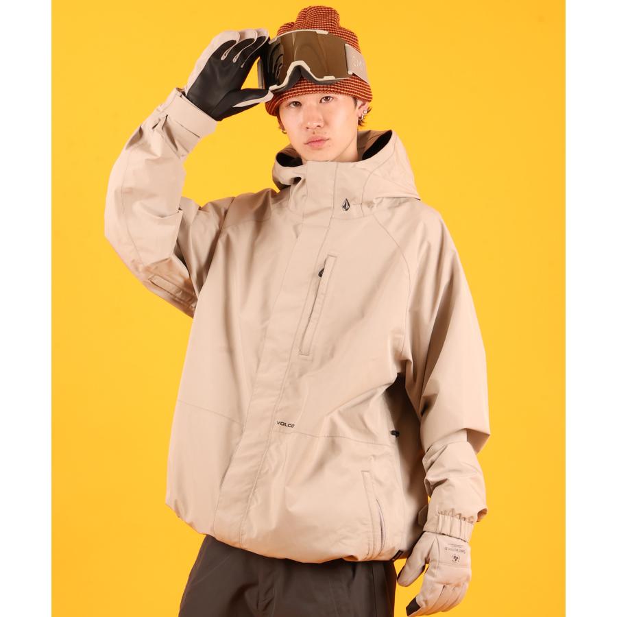 VOLCOM フード付きジャケット ベージュ VOLCOM（ボルコム） デュア ゴアテックスジャケット DUA GORE-TEX