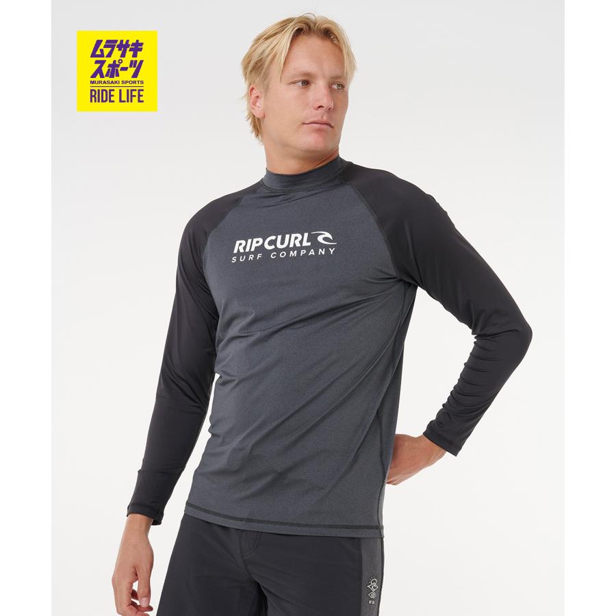RIP CURL（リップカール） 長袖 ラッシュガード メンズ UVカット SHOCK