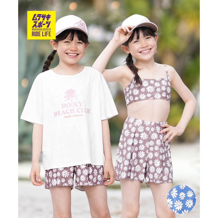 ロキシーセット ROXY（ロキシー） 水着 セット キッズ 子供 女の子 3点セット PEAKDAY