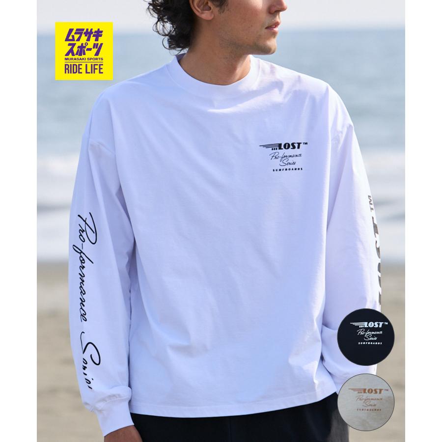 LOST（ロスト） 水着 ラッシュガード メンズ 長袖 Tシャツ ロンT UV
