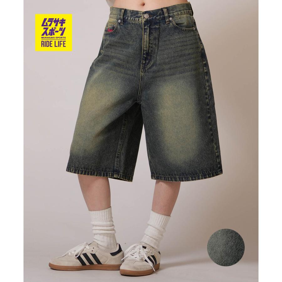 THRASHER（スラッシャー） ハーフパンツ レディース デニム Gパン