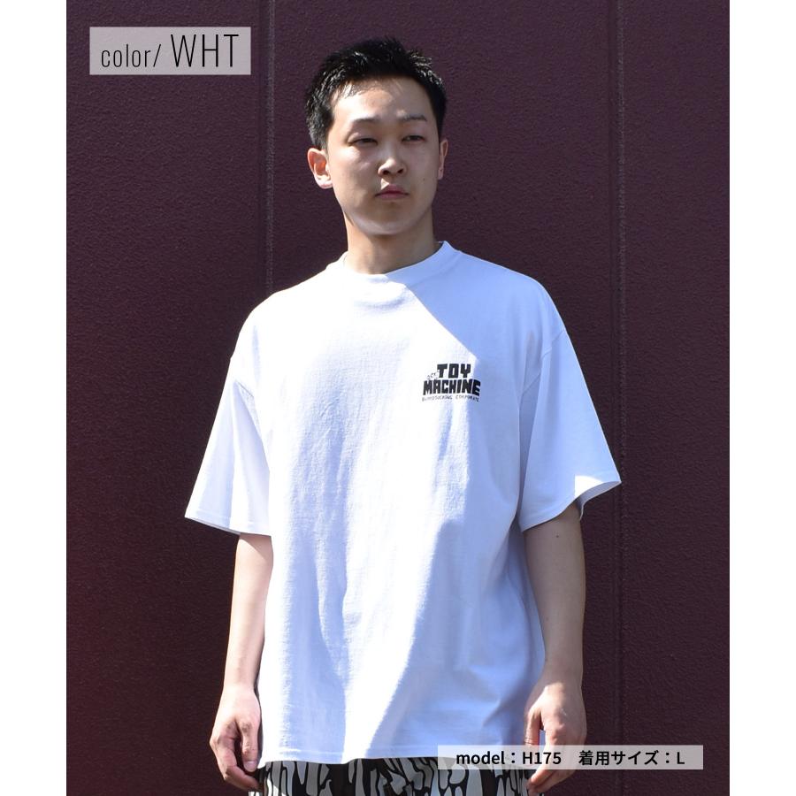 TOY MACHINE（トイマシーン） 半袖 Tシャツ メンズ バックプリント