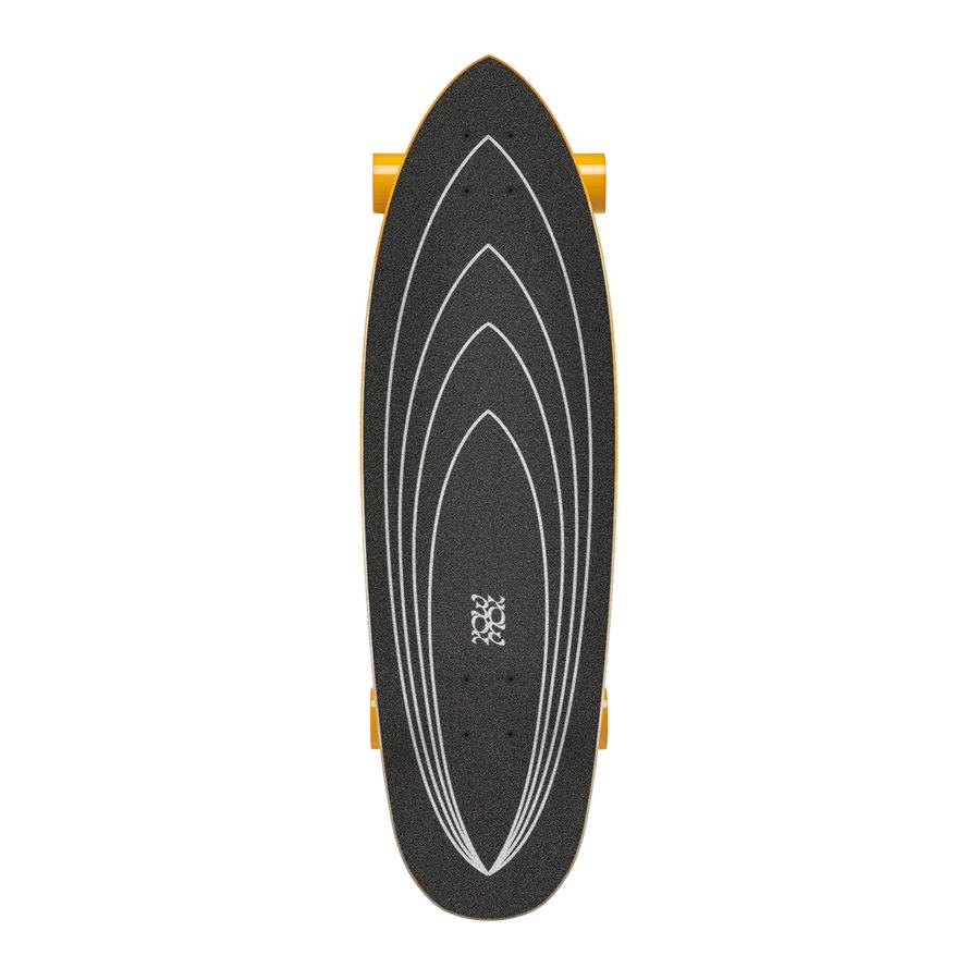 YOW ヤウ サーフ スケートボード コンプリート 33inch J-BAY ムラサキ