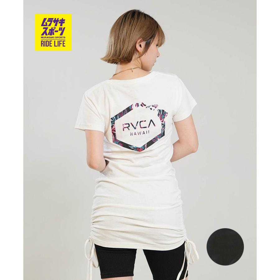 RVCA（ルーカ） ワンピース レディース ミニ丈 HEX HAWAII TEE OP