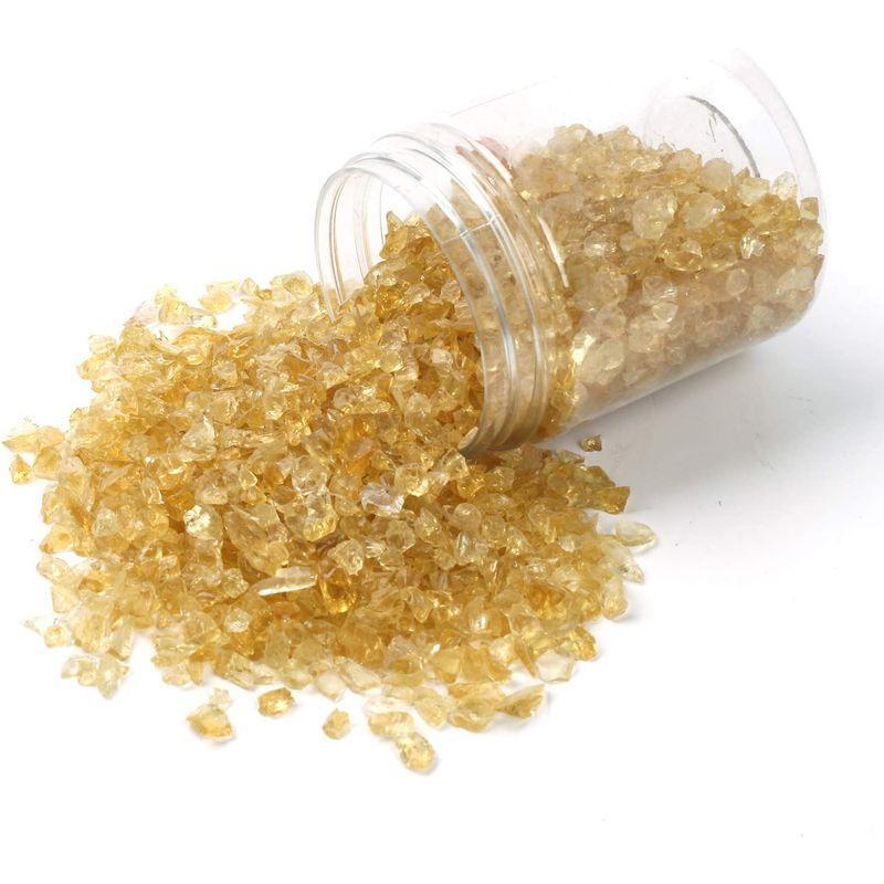 最安値に挑戦 アラン ストーン 玻璃砂ガラス砂小石装飾用庭石岩水槽アクアリウム砂利小石屋外裏庭歩道植木鉢装飾435グラム クリスタルイエロー Novabookings Com Br