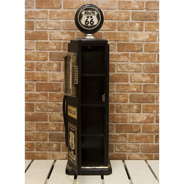 ガスポンプ マルチキャビネット ROUTE66 ラック 棚 インテリア 収納 黒 楽天市場】アンティークアイテム[ガスポンプ・マルチ