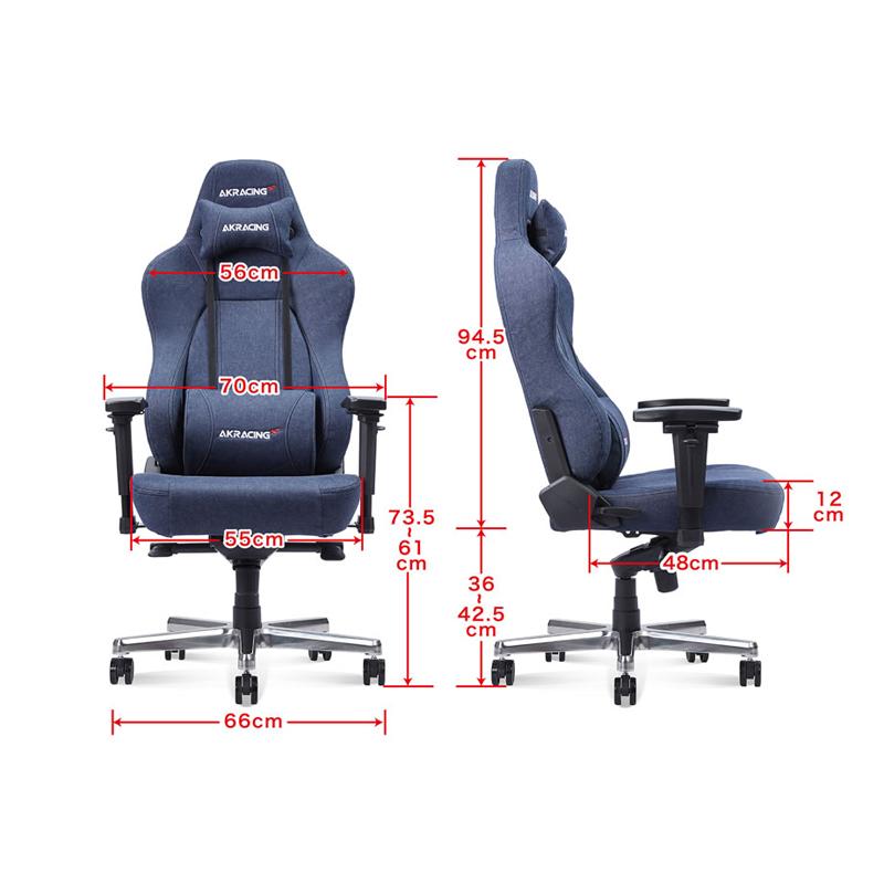 AKRacing Premium オフィスチェア ゲーミングチェア DENIM 岡山 AKRacing Premium オフィスチェア ゲーミングチェア DENIM 岡山
