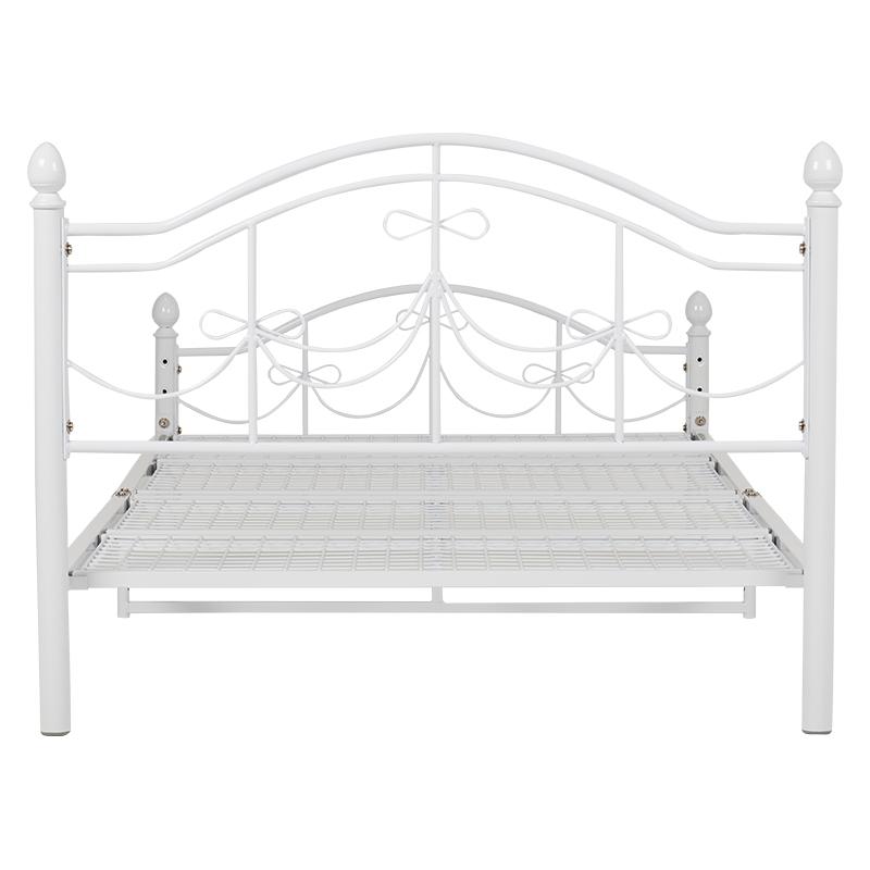 y【新品未使用】ホワイト メタルフレーム シングルベッド KH-3099S-WH ユアサプライムス.com｜シングルベッド ホワイト ベッドフレーム