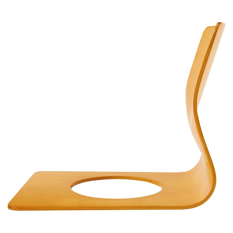 HAGiHARA 曲木座椅子 2脚セット ナチュラル 座椅子 和モダン