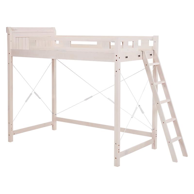 HAGiHARA ロフトベッド ホワイトウォッシュ ベッド下140cm 耐 HAGiHARA ロフトベッド ホワイトウォッシュ ベッド下140cm 耐