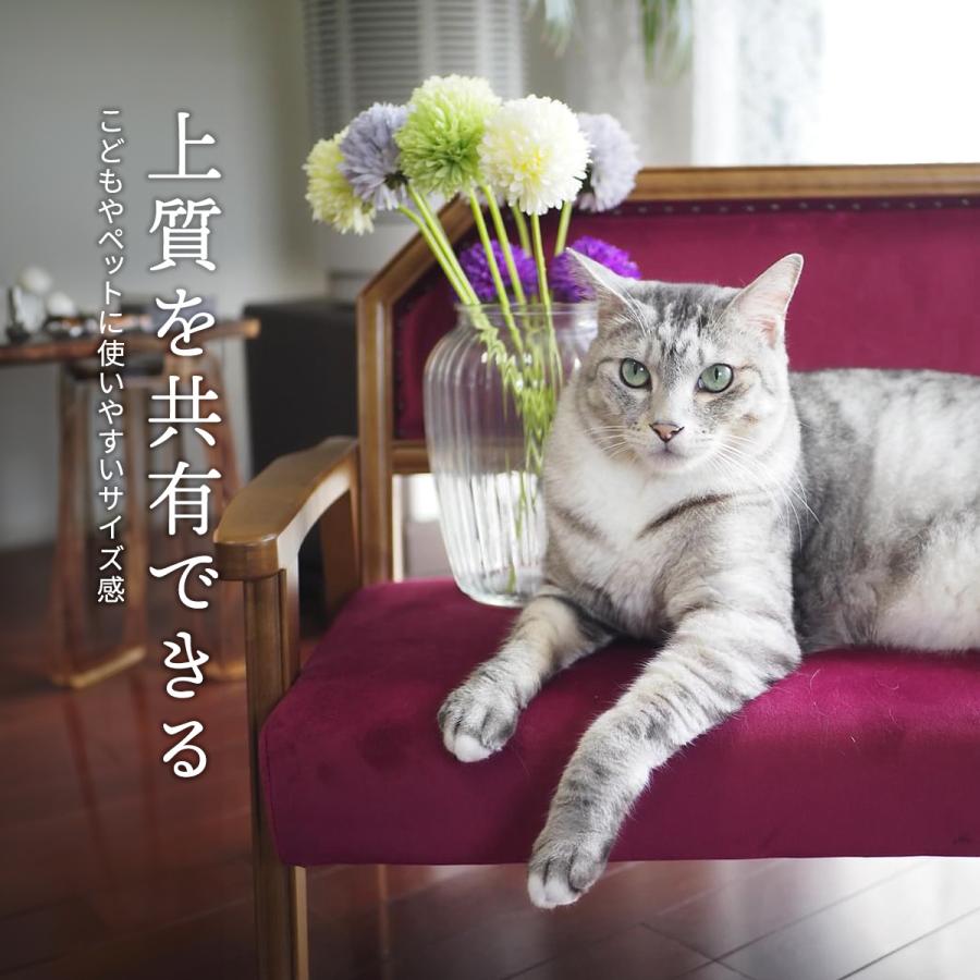 BOJAWS キッズ＆ペット ラブソファ 西洋 洋風 大正レトロ調 ベロア生地 