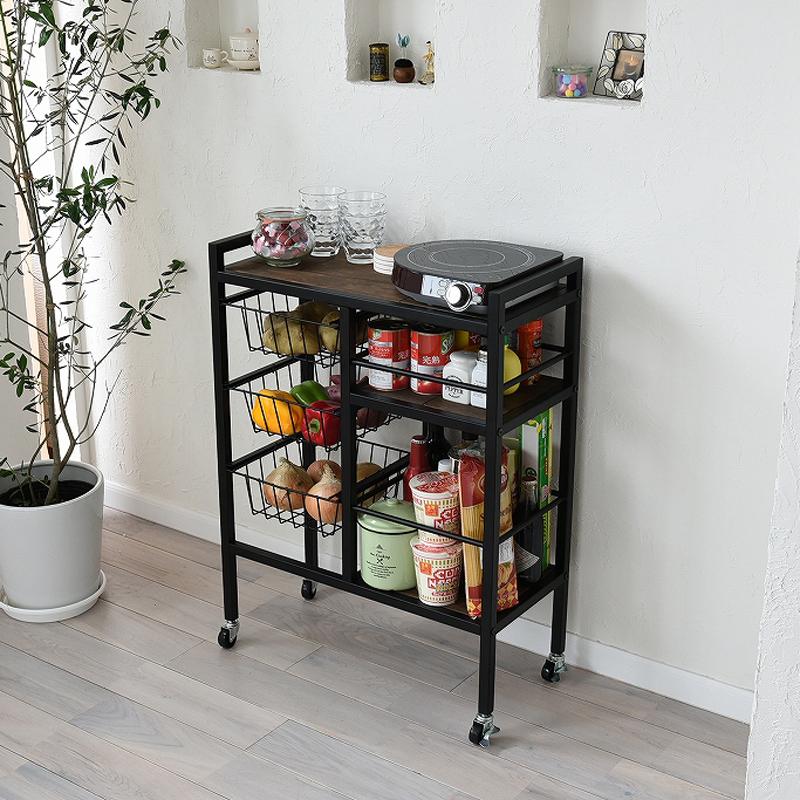 SALENEW大人気! GRANT キッチンワゴン 幅60 GRW-600 天然木 植物性