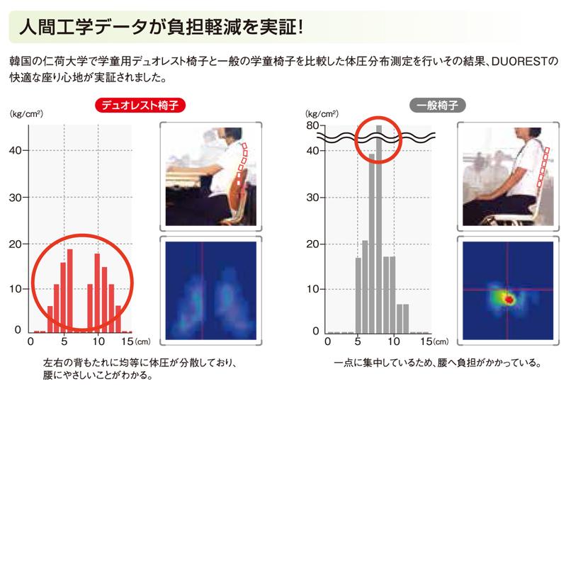 オフィスチェア DUOREST デュオレスト D100F ふたつの背もたれ ワークチェア デスクチェア ヘッドレスト付 人間工学 高機能チェア 多機能チェア