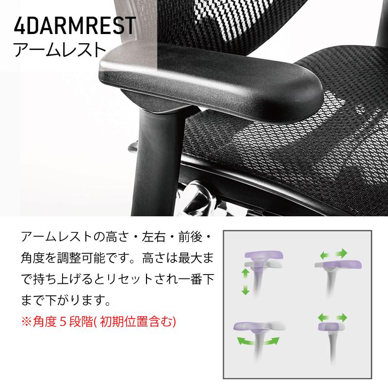 オフィスチェア エルゴヒューマン エンジョイ2 ハイタイプ Ergohuman ENJOY2 High EJ2-HAM 在宅 リモート ヘッドレスト 関家具 正規代理店の画像