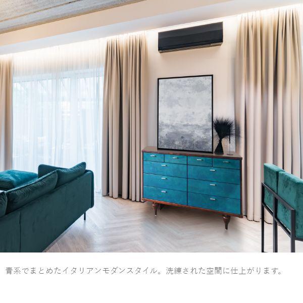 旭川家具 Create Furniture クリエイトファニチャー YOPPEN ヨッペン チェスト 幅120㎝ 引出10杯 ベージュ×ダークブラウン　西岡店 旭川家具 Create Furniture クリエイトファニチャー Yoppen ヨッペン