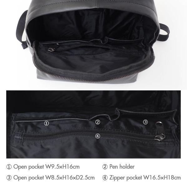 JOYA（ジョヤ） リュックサック 防水レザー リュック レディース