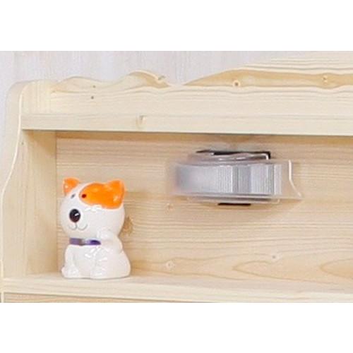 ロフトベッド BB-05 宮付き ライト付 2口コンセント付 スノコ板 天然木 ハンガー掛けフック付 ロータイプ