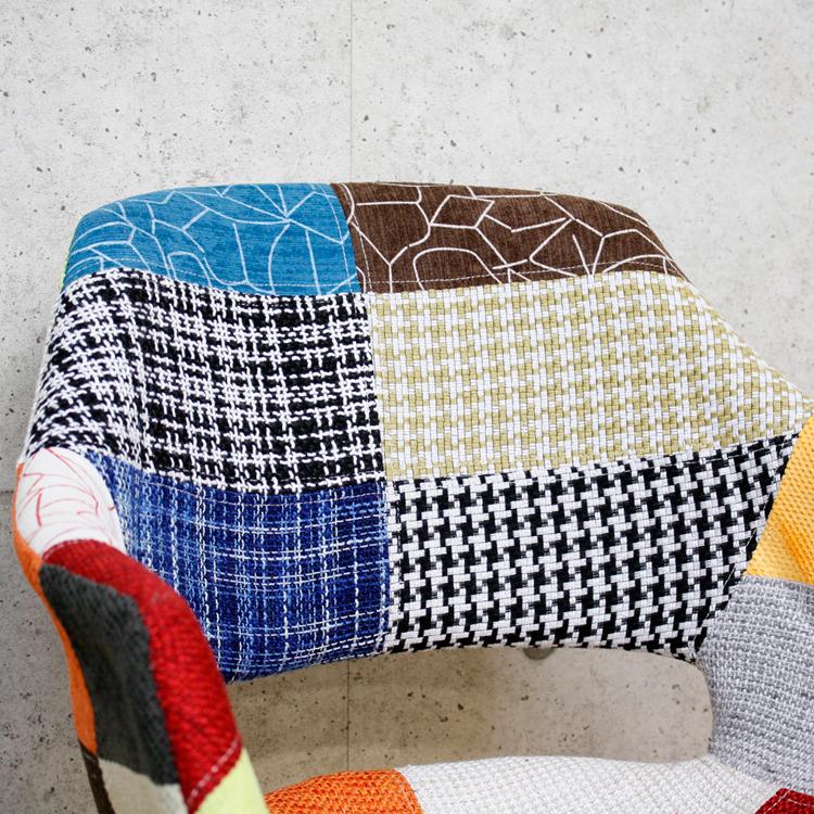 イームズ　パッチワークデザイン アームチェア Amazon｜【WNJAPAN】イームズ チェア パッチワーク DAW Eames