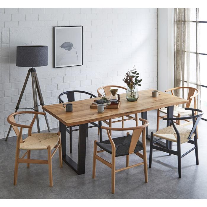 木製ノルディック調チェアー単品 アウトレット ナチュラル×BK（27