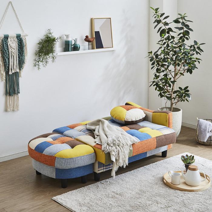 カウチソファ(本体) ロータイプコンセント付きカウチソファー so-21-2-bl 後藤家具