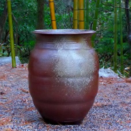 高取焼　笹山登古 壺　瓶　 鉢　広口 　底20口29/31高44cm ぐい呑 十二代 髙取八山造 – 高取焼宗家