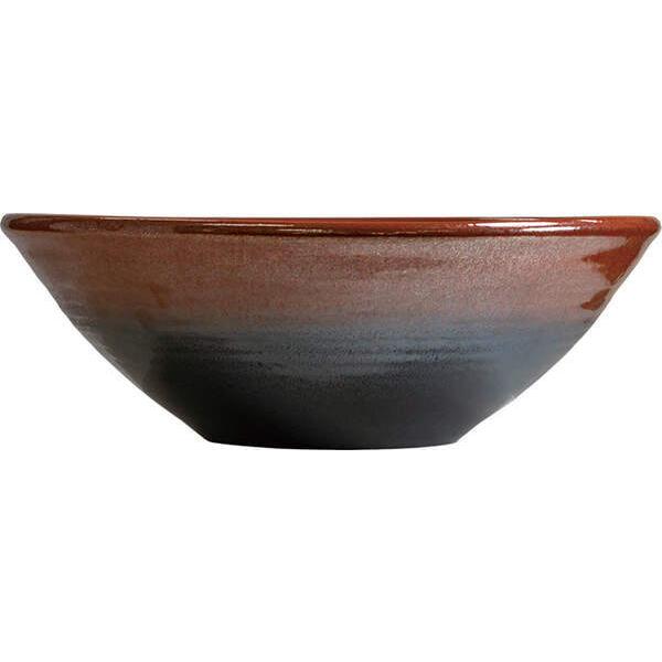 重蔵窯 利休信楽 手洗い鉢 032-40 紅竜 せきりゅう W400×D400×H135 重量5.2kg 信楽焼の画像