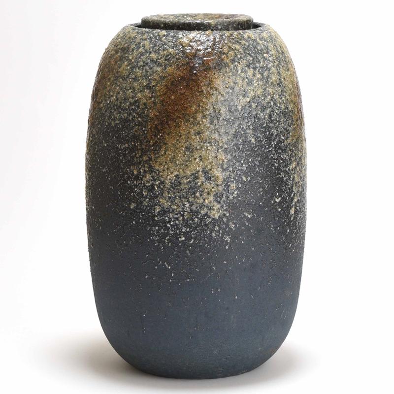琴音 a.small 水琴窟 S-3 利休信楽 屋内用 室内用 青古信楽 φ250