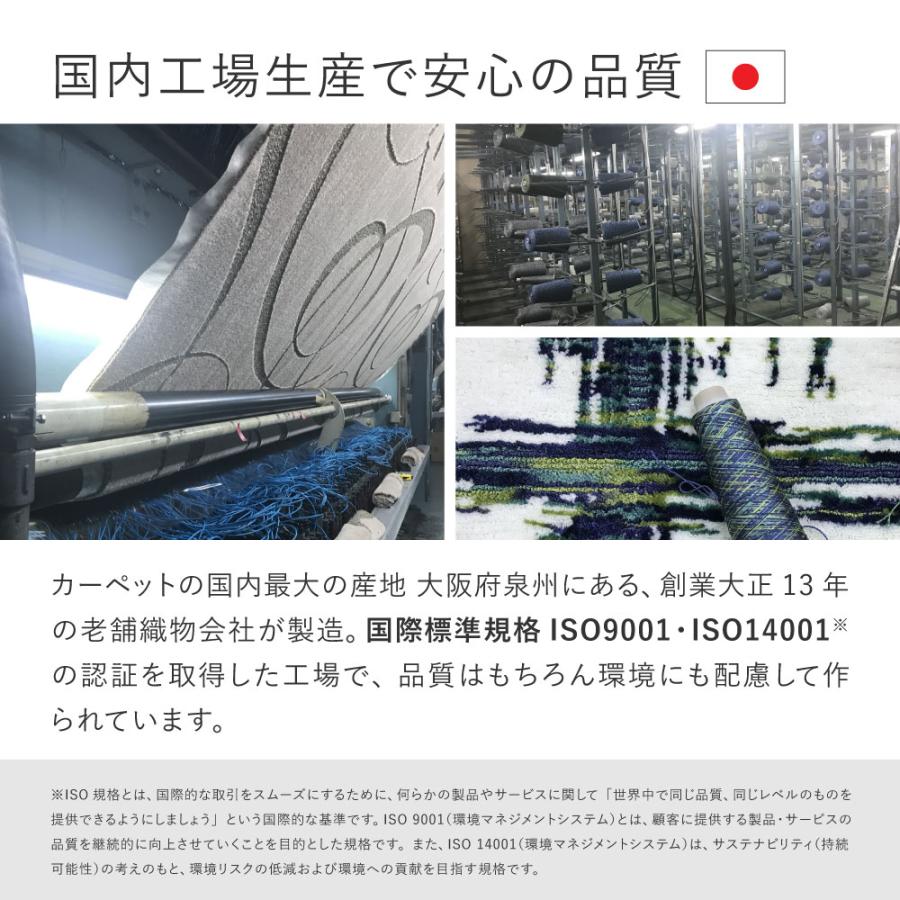 ラグ カーペット 国産高機能ラグ ジャスト 約6畳 約230×330cm 日本製 防ダニ 抗菌 抗ウィルス 消臭 タフトラグ ホットカーペット対応 床暖房対応